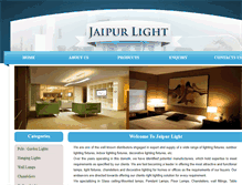 Tablet Screenshot of jaipurlight.com